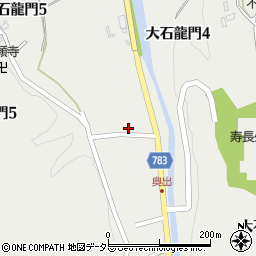 滋賀県大津市大石龍門周辺の地図