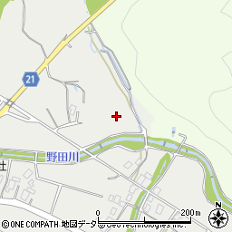 愛知県新城市稲木北ノ谷周辺の地図
