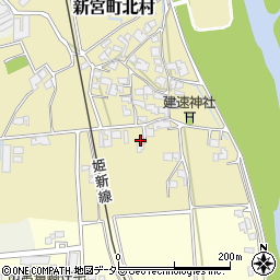 兵庫県たつの市新宮町北村35-4周辺の地図