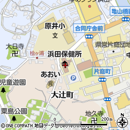 島根県浜田合同庁舎　西部県民センター建築部施設管理課周辺の地図