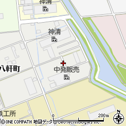 愛知県半田市八軒町周辺の地図