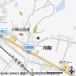 兵庫県三田市川除140周辺の地図