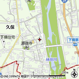 兵庫県姫路市林田町下構29周辺の地図