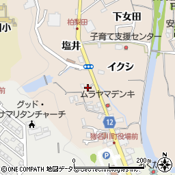 兵庫県川辺郡猪名川町柏梨田周辺の地図