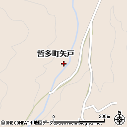 岡山県新見市哲多町矢戸837周辺の地図