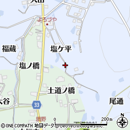 兵庫県宝塚市大原野塩ケ平1周辺の地図