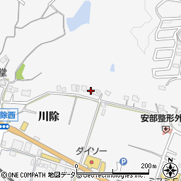 兵庫県三田市川除28周辺の地図