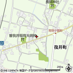 兵庫県小野市復井町396-4周辺の地図