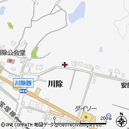 兵庫県三田市川除41周辺の地図