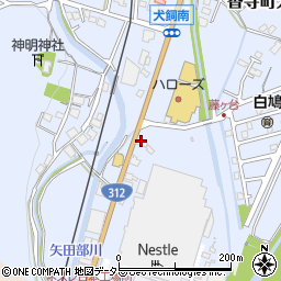 兵庫県姫路市香寺町犬飼517周辺の地図