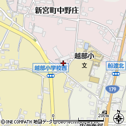 兵庫県たつの市新宮町中野庄177周辺の地図