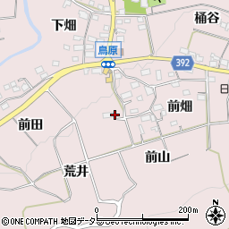 愛知県新城市日吉荒井周辺の地図