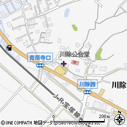 兵庫県三田市川除149周辺の地図