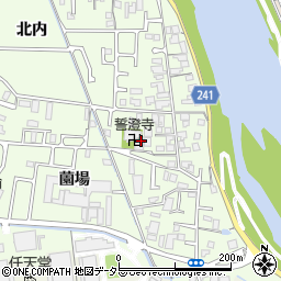 誓澄寺周辺の地図
