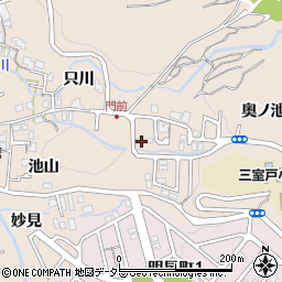 京都府宇治市莵道奥ノ池13-10周辺の地図