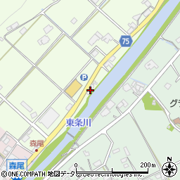 兵庫県加東市岩屋169周辺の地図