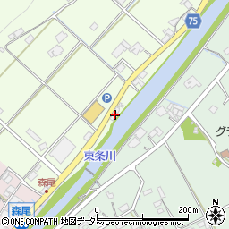 兵庫県加東市岩屋169周辺の地図