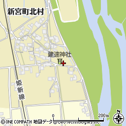 兵庫県たつの市新宮町北村11-1周辺の地図