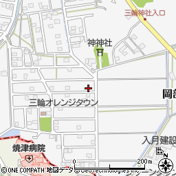 静岡県藤枝市岡部町三輪1360-59周辺の地図
