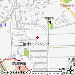 静岡県藤枝市岡部町三輪1360周辺の地図