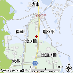 兵庫県宝塚市境野塩ノ橋26-2周辺の地図
