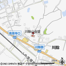兵庫県三田市川除147周辺の地図