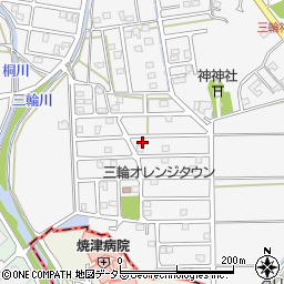 静岡県藤枝市岡部町三輪1360-44周辺の地図