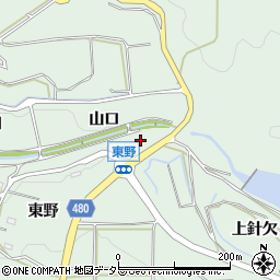 愛知県額田郡幸田町長嶺花駕周辺の地図
