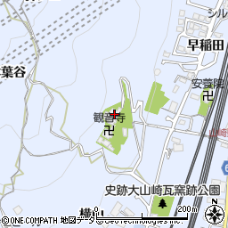 山崎聖天周辺の地図