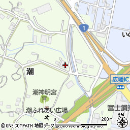 静岡県藤枝市潮429-4周辺の地図
