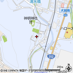 兵庫県姫路市香寺町犬飼865-13周辺の地図