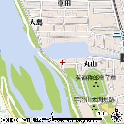 宇治歴史公園太閤ガレージ【6】周辺の地図