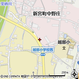 兵庫県たつの市新宮町中野庄174周辺の地図
