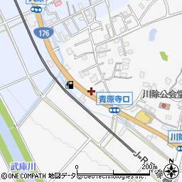 兵庫県三田市川除375周辺の地図
