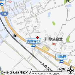 兵庫県三田市川除379周辺の地図