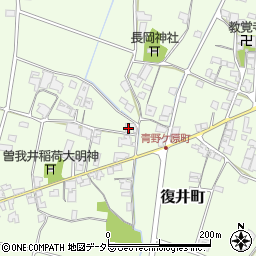 兵庫県小野市復井町408周辺の地図