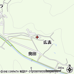 愛知県岡崎市鶇巣町広表8周辺の地図