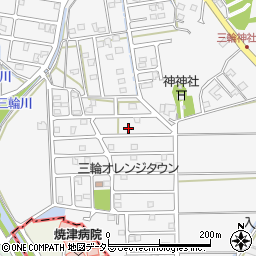 静岡県藤枝市岡部町三輪1356-15周辺の地図