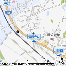 兵庫県三田市川除380周辺の地図