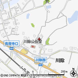 兵庫県三田市川除470周辺の地図