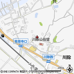 兵庫県三田市川除464周辺の地図