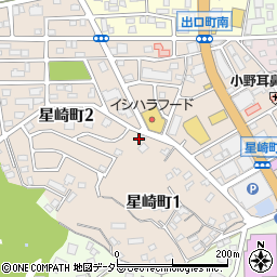 愛知県半田市星崎町周辺の地図
