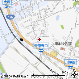 兵庫県三田市川除381周辺の地図