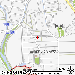 静岡県藤枝市岡部町三輪1356-9周辺の地図