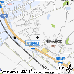 兵庫県三田市川除414周辺の地図