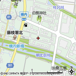 静岡県藤枝市横内2083周辺の地図