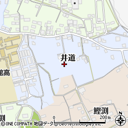 愛知県新城市井道周辺の地図
