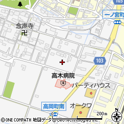 三重県鈴鹿市高岡町659周辺の地図