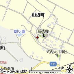 池道山正覚寺周辺の地図