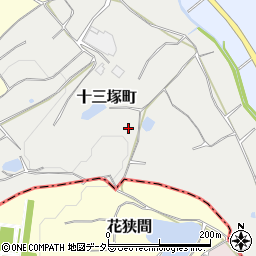 〒475-0954 愛知県半田市十三塚町の地図